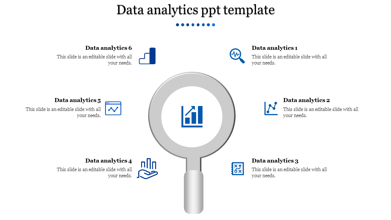 Simple Best Data Analytics PowerPoint Template Presentation